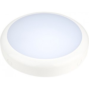 15W LED PVC White Bulkhead Light 6000K with Daynight Sensor