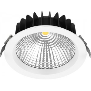 230VAC 18W 5000K COB Dimmable LED Downlight - 225mm
