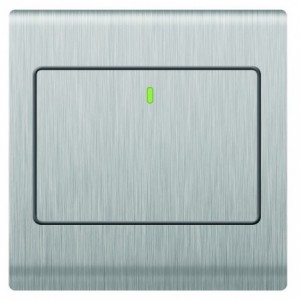 1 Lever 2 Way 10A Stainless Steel Switch For 3x3 Box