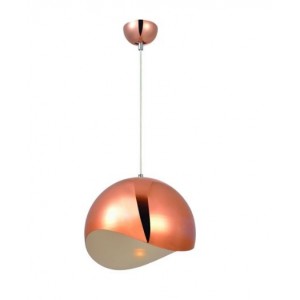 230VAC 40W 1XE27 Bowl Pendant Rose Gold 300MM Dia.