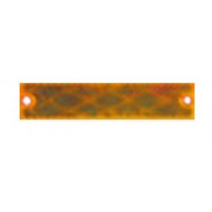 Self-Adhesive Amber Reflector - 111 x 29mm (2 Pack)