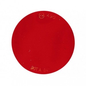 Self Adhesive Red Reflector 110x40mm - 2 Pack