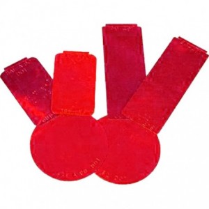 Blister Pack 2x490 + 2x491 + 2x492 Red Flex Reflectors