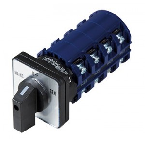 63A 75A 4P Mains-Off-Gen Door Mount Changeover Switch