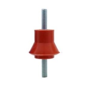 RED INSULATOR 8mm MALE/MALE