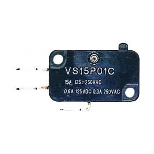 Micro Switch Pushbutton 1C/O 15A 250VAC