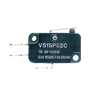 Micro Switch Short Lever 1C/O 15A 250VAC