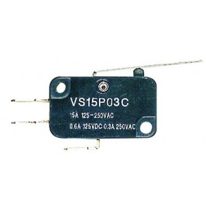 Micro Switch Standard Lever 1C/O 15A 250VAC