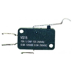 Micro Switch Cam Lever 1C/O 15A 250VAC