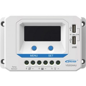 12/24V 20A PWM SOLAR CHARGE CONT. C/W USB &amp; LCD