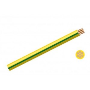 6mm Green and Yellow GP Wire - 5m