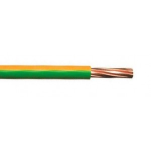 120mm Green/Yellow 220A GP Wire Cable per Metre