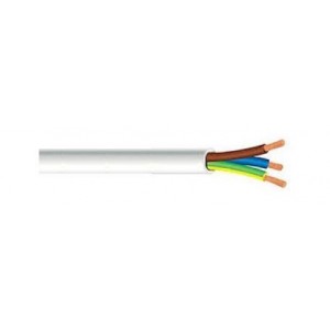 1.5mm x 4 Core White Cabtyre - 20 Metres