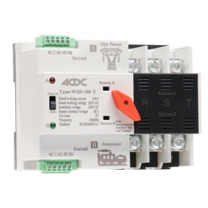 Motorised Changeover Switch / ATS 3 Pole 100A 230V Motor