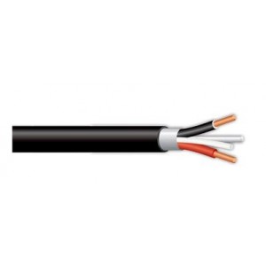 1.5mm x 2 Core + E Surfix Cable - Black (100M)