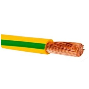 120mm Green/Yellow 220A Single Flex Cable /M SANS 1574