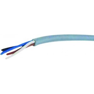 3 Core x 0.34mm Grey PVC Cable - Per Meter