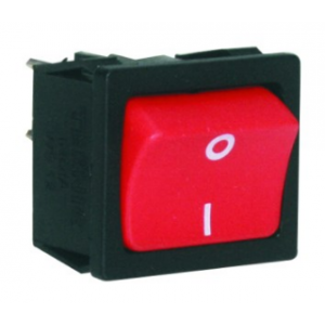 Rocker Switch 6A DPST Red ON/OFF No Lamp