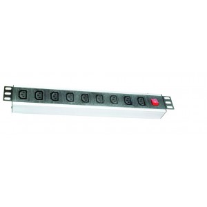 9 Way Socket ON/OFF For 19 Inch Power Panel