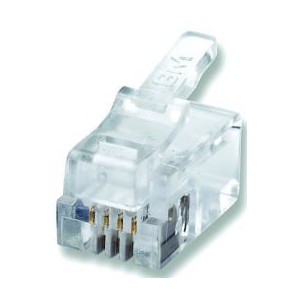 RJ22 4P-4C Telephone Plugs - Pack of 10