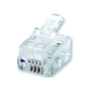 RJ11 6P-4C Telephone Plugs - Pack of 10