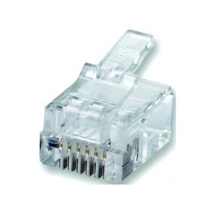 RJ12 6P-6C Telephone Plugs - Pack of 10