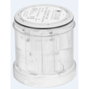 230-240VAC STROBE CLEAR LIGHT LED 1.4Hz 70mm