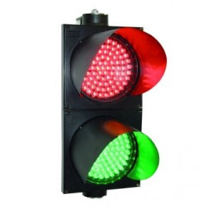 LED Traffic Red and Green Light Set with Housing 500x250x160mm 24VDC
