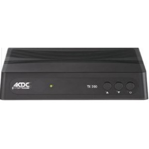 Xcrypt Set Top Box with DVB-T- DVB-C- Universal Remote- HDMI Cable- and Advanced Security