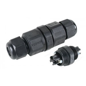 Waterproof Cable Connector 2 Pole 250V 30A 2 Pack