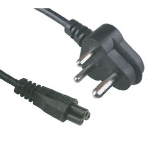 2.5A Cable 3 Pin Male &amp; 3 Pin Female Plug 1.5 Metre