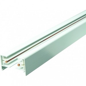 230VAC 2-Wire 1-Metre Track for Track Lighting - White