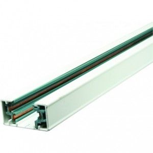 230VAC 3-Wire 1-Meter Track for Track Lighting - White