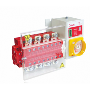 24VDC 160A AC23 4P Motorised Changeover Switch with 1AUX NO+NC