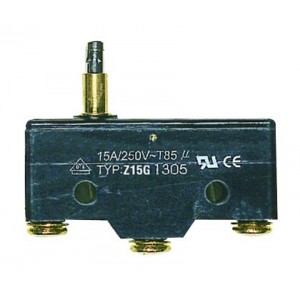Micro Switch Type Z External Pushbutton 1C/O 15A 250VAC