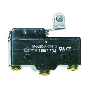 Micro Switch Type Z Short Roller Lever 1C/O 15A 250VAC