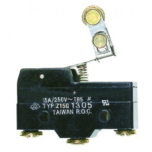 Micro Switch Double Roller Lever 1C/O 15A 250VAC