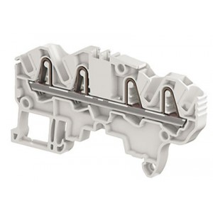 2.5MM² Pi-Spring Clamp Terminal Block Feed-Through 4 Way