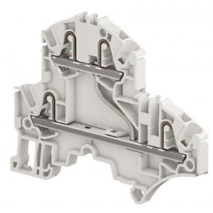 2.5MM² PI-SPRING Clamp Terminal Block - Double Deck 1P