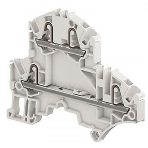 2.5MM² PI-SPRING Clamp Terminal Block - Double Deck 2P