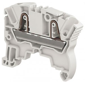 4mm² Pi-Spring Clamp Terminal Block - Feed-Through