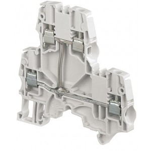 4MM² Screw Clamp Terminal Block - Double Deck 1P