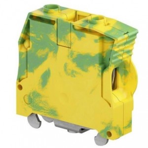 50mm² Screw Clamp Terminal Block - Ground