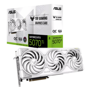 ASUS GeForce RTX 5070Ti TUF GAMING 16GB OC White Graphics Card