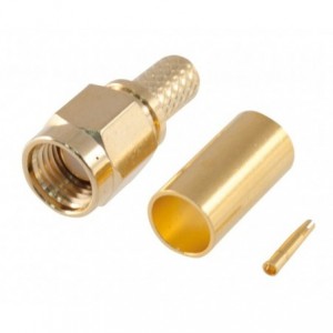 REVERSE GENDER SMA 5mm CRIMP SOCKET IN MALE HOUSING RG58 M579600L