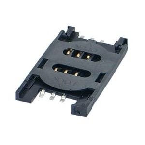 SOCKET SIM 6W SMD VI-SIMA-06-A VI-SIMA-06-A