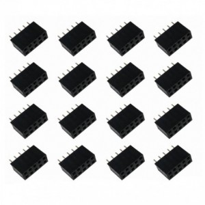 SOCKET DIL PCB P2.54mm STR 10W - 1K/BAG DK513-02-10
