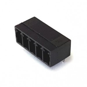 Terminal Block R/A PCB-MNT 5P Closed P3.5 Black 15EDGRC-3.5-05P-13-00AH
