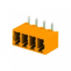 Terminal Block R/A PCB-MNT 4P Closed P3.5 Orange 15EDGRC-3.5-04P-15-00Z(H)