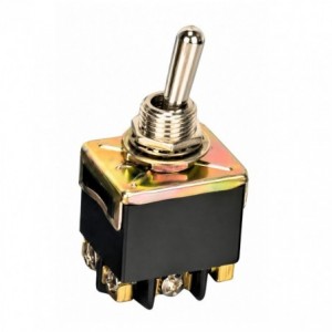 Large Toggle Switch Dpdt 10A 250V SCR-TERM B059E